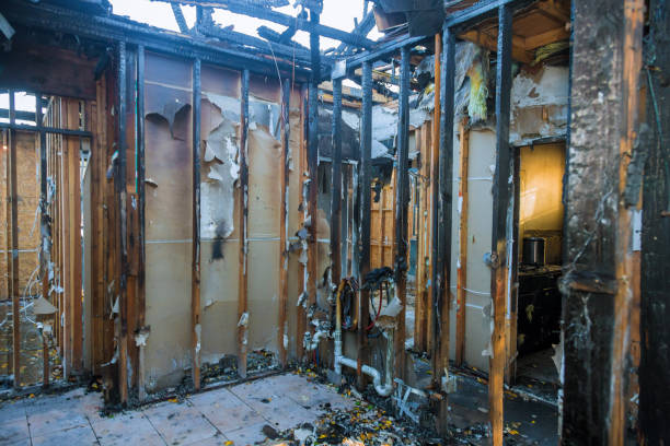 Professional Fire Damage Assessment technician working in North Richland Hills, TX